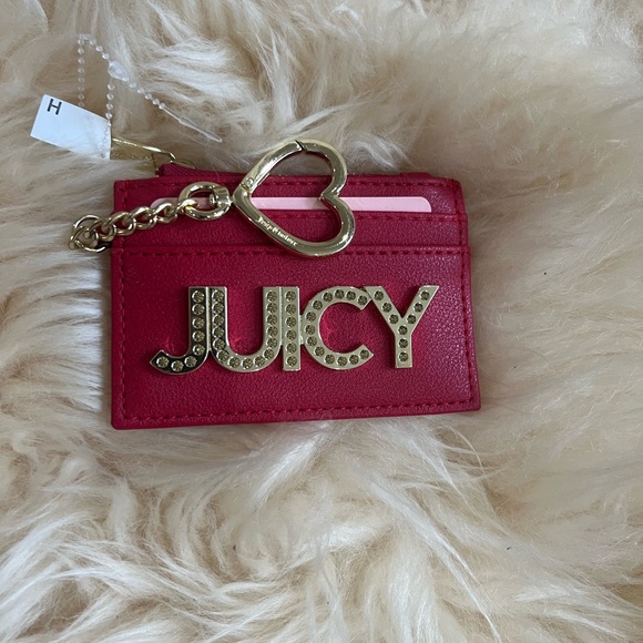 JUICY COUTURE KEY CHAIN CARD HOLDER - Picture 1 of 7